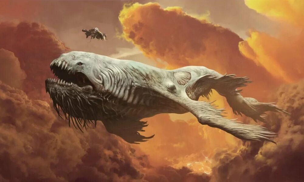 Как выглядит рыба левиафан ШЩгл xJl Г г W .1 / Мифические существа :: fantasy art :: Porter Bator :: Левиаф