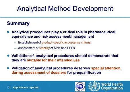 Method analysis