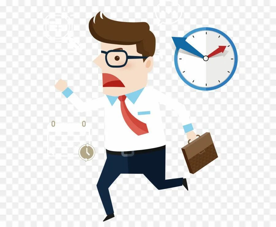 He late for work