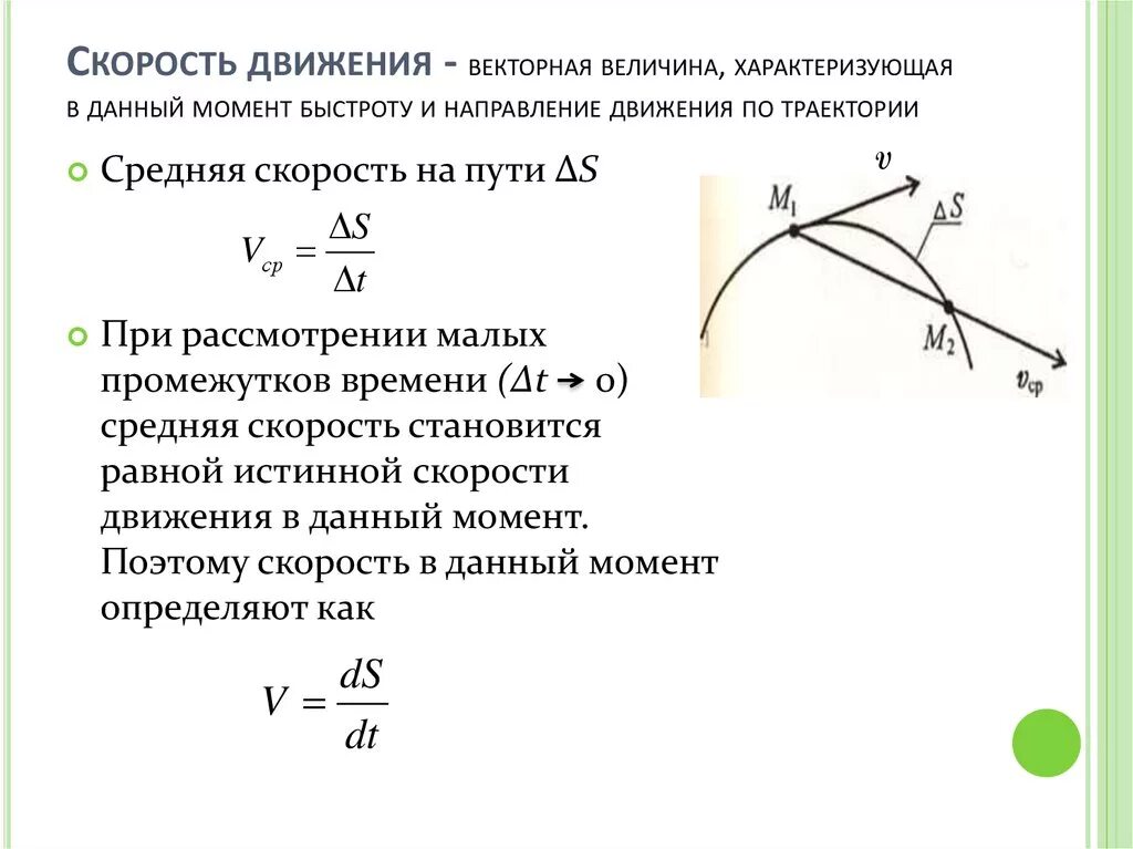 Что такое пройденный путь в физике определение. Физическая величина траектория средняя скорость. Кинематика формула средней скорости. Кинематика скорость движение. Средняя скорость при равномерном движении.