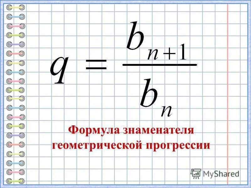 Найдите знаменатель геометрической прогрессии 12 4