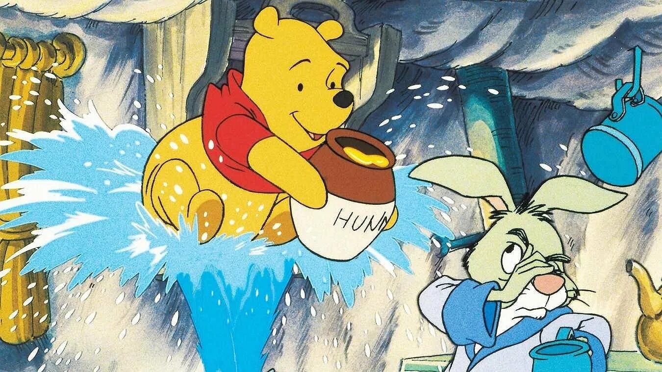Веселые приключения винни пуха. Винни пух 1988. The New Adventures of Winnie the Pooh 1988. Приключения Винни пуха 1977. Приключения Винни пуха Дисней 1977.