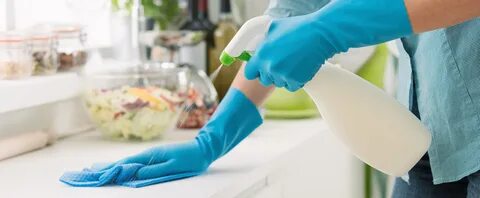 Transparent kitchen cleaning