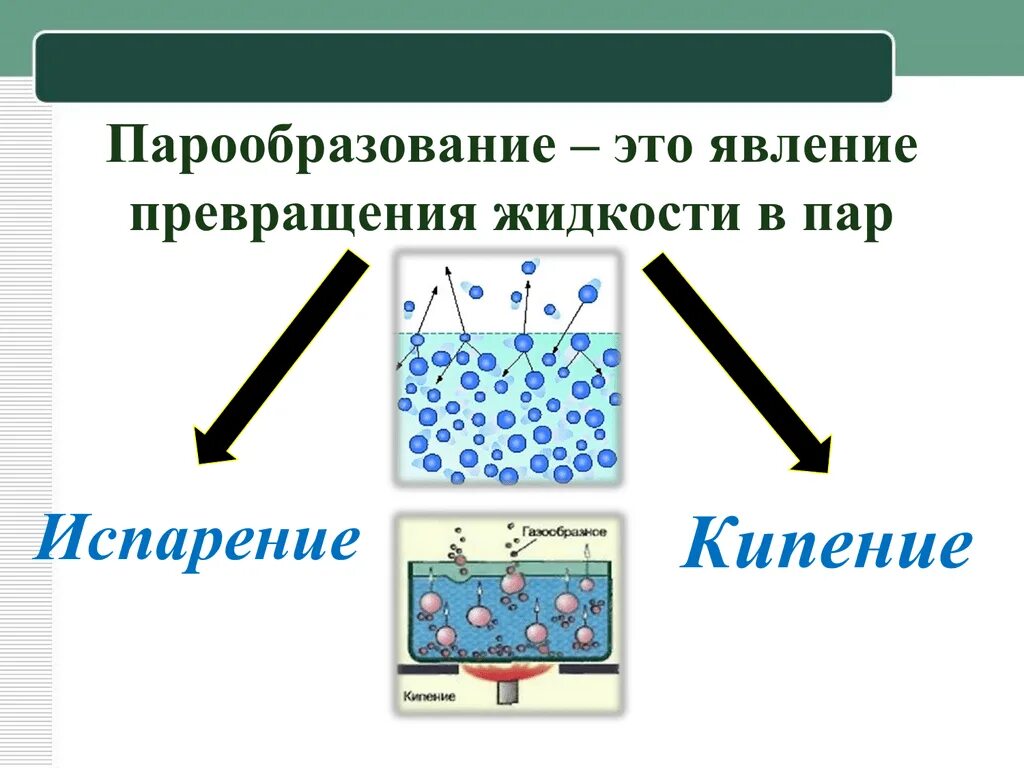 Кипение испарение жидкостей. Парообразование. Испарение и конденсация. Кипение жидкости. Кипение и испарение физика. Парообразование физика.