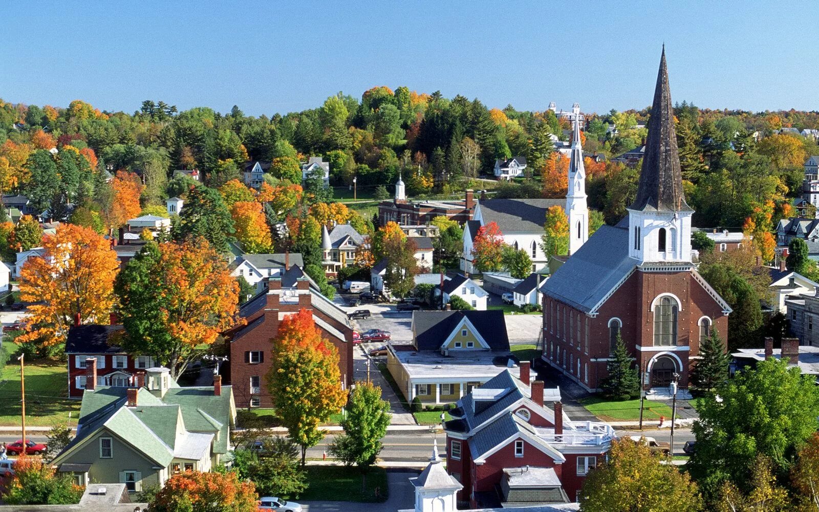 Towns in usa. Вермонт штат США. США.Вермонт.Монтпилиер. Монтпилиере (штат Вермонт). Столица штата Вермонт в США.