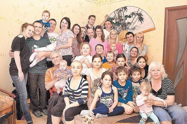 Многодетную семью никитиных