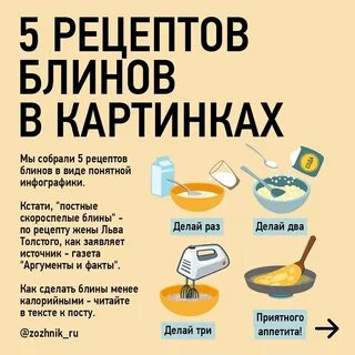 Калорийность блинчиков