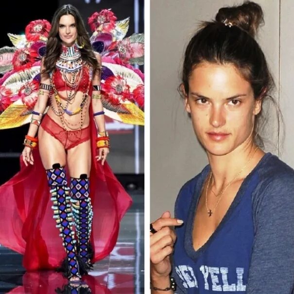 Victoria Secret Models With and Without Makeup: An Unfair Comparison Models with