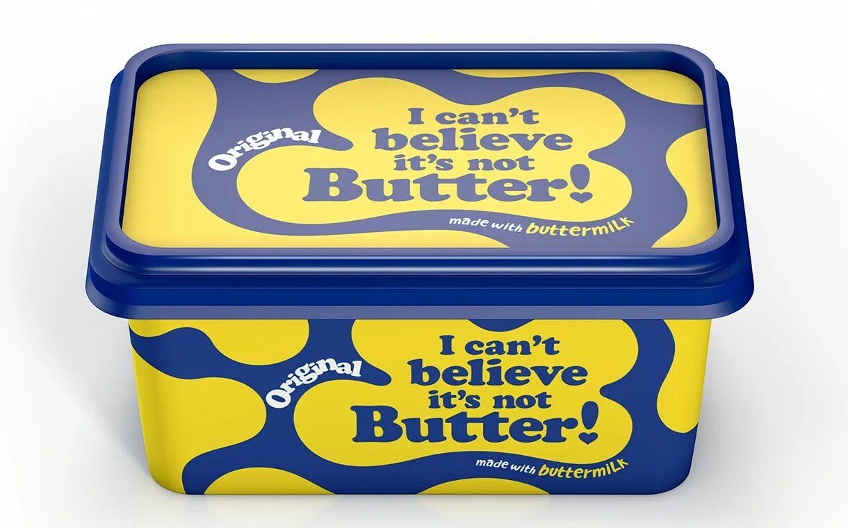 Маргарин. Its not Butter. I cant believe its not Butter. Платформа Butter.