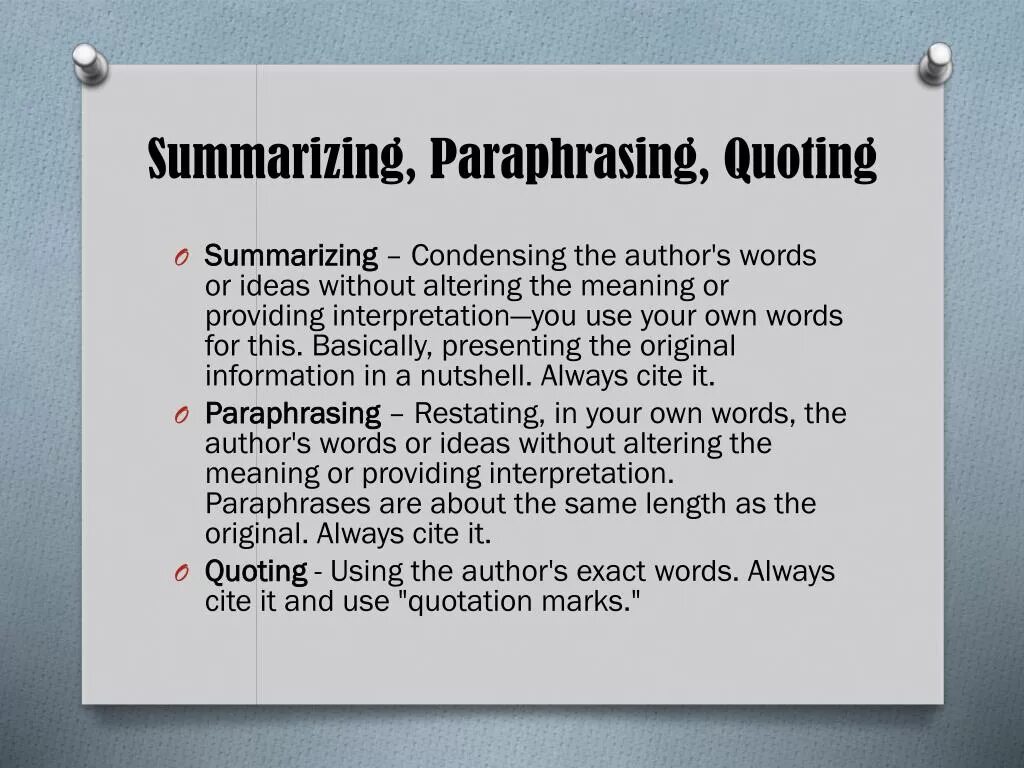 Summarising information. Summary and paraphrasing. Paraphrasing and summarizing. Summary paraphrase. Paraphrasing quotation.