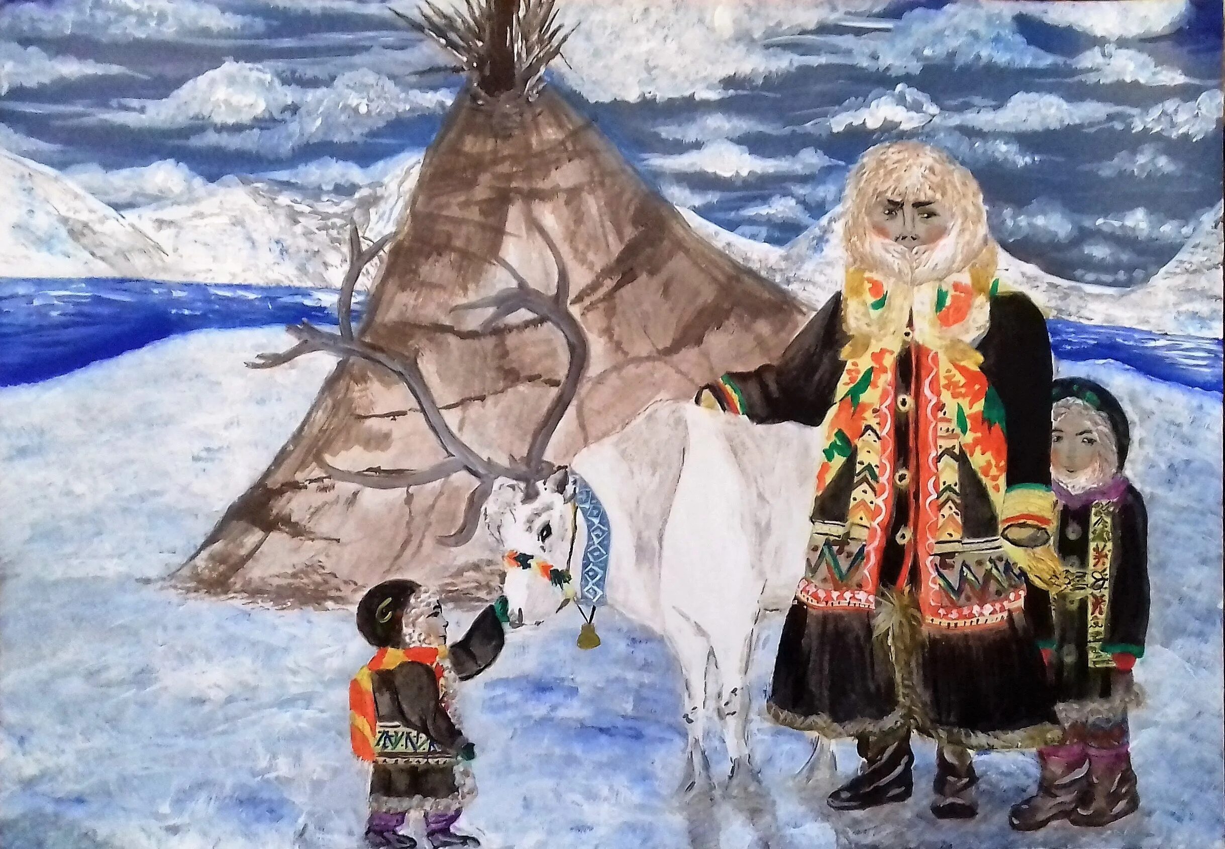 Чукчи эскимосы коряки. Ханты манси чукчи. Одежда народов севера малица. Рисование северных народов севера. Арктика народы севера.