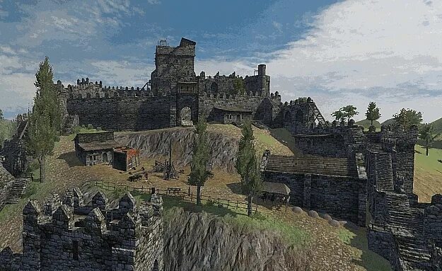 Маунт блейд Sword of Damocles. Замки Кальрадии. Варбанд замки ночью. Warband Sword of Damocles.