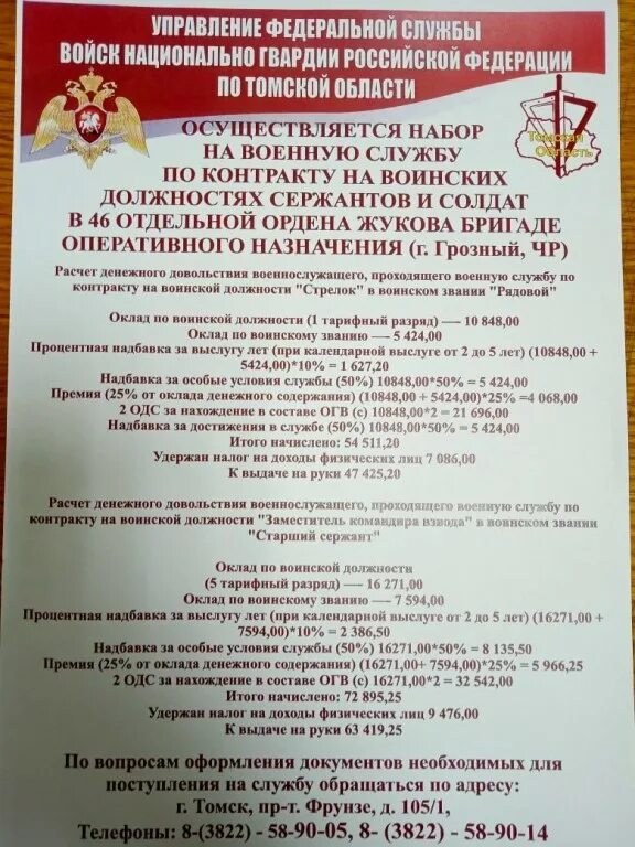 Содержание службы войск