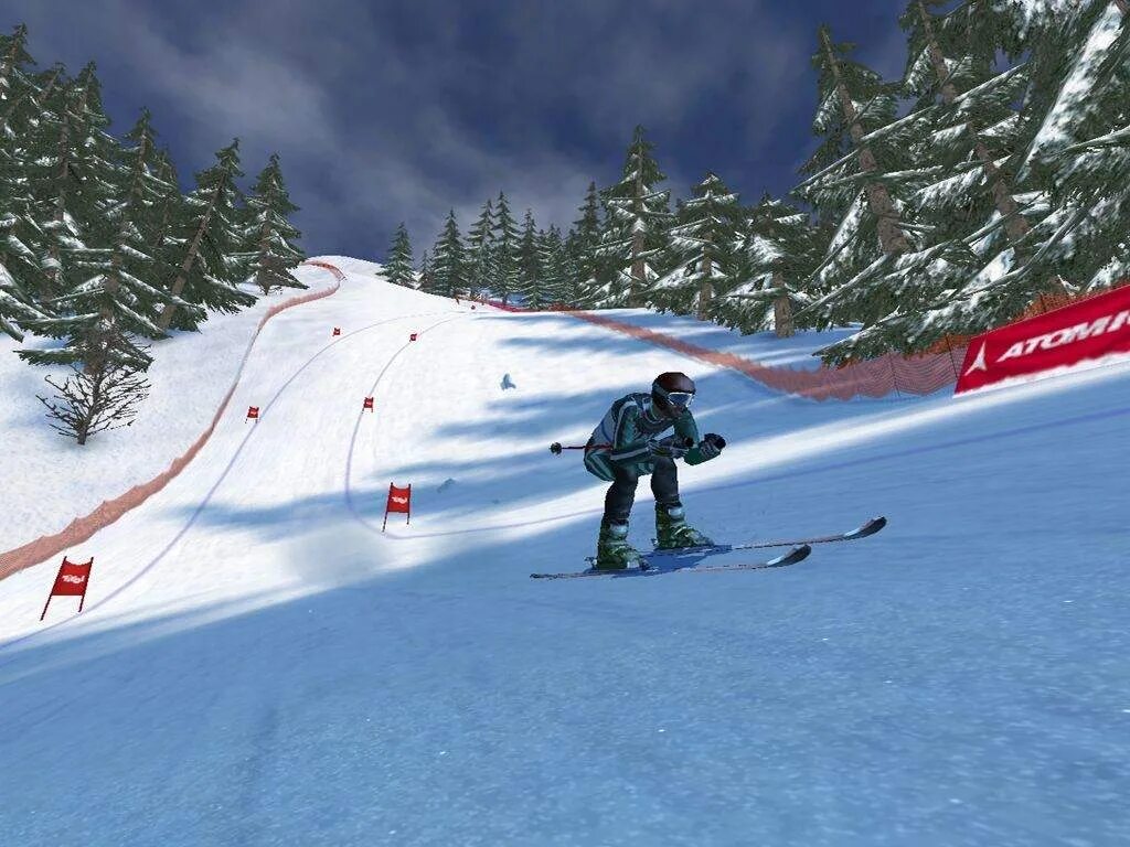 Ski_Racing_2005_featuring_Hermann_Maier. Игра Ski Racing. Alpine Skiing 2006. Горнолыжная игра.