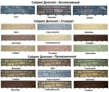 Сайдинг для наружной отделки размеры