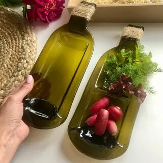 Тарелка из бутылки
