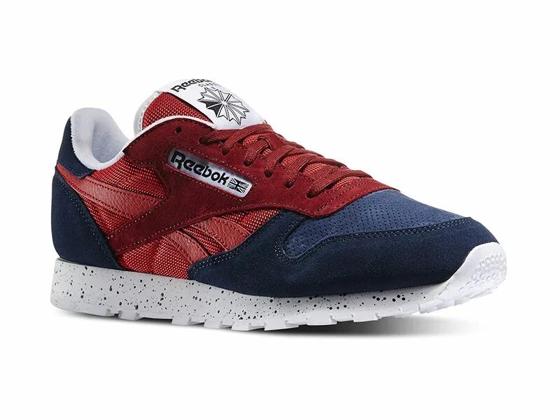 Reebok кроссовки синие. Reebok Classic Leather Red. Reebok Classic Red Blue. Reebok Classic кроссовки красно синие. Кроссовки рибок мужские HFCYJ-cbybt.