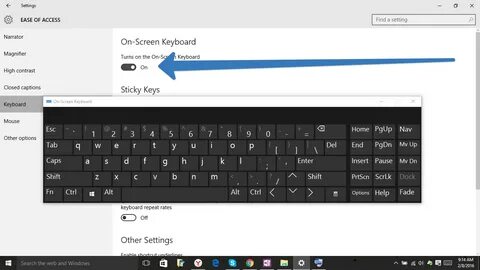 Keyboard windows 10