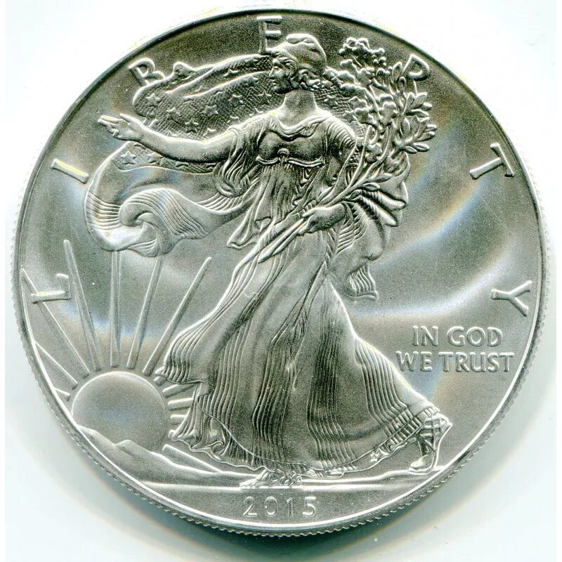 Монета 1 доллар 2021 шагающая Свобода США серебро. Доллар США 2021 серебро. США 1 доллар (Dollar) серебро 2015. 1 Доллар 1991 Либери.