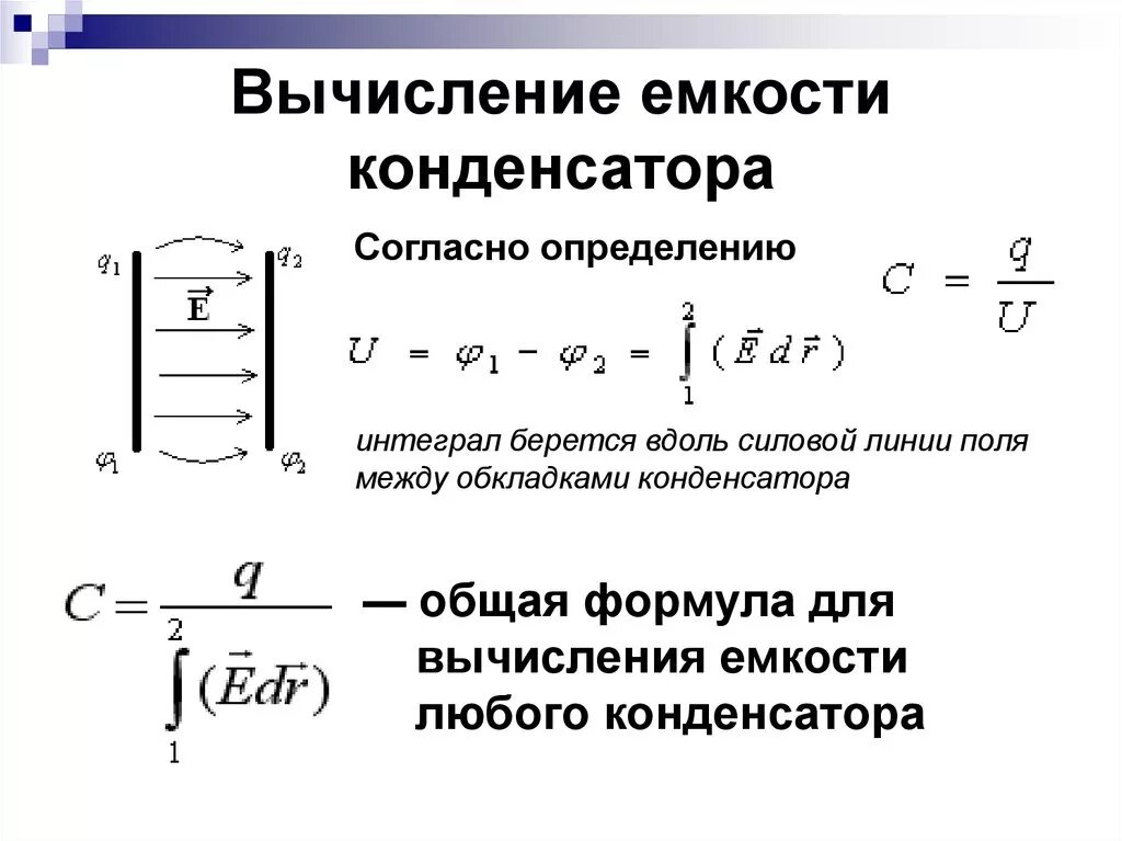 Расчет емкости конденсатора. Как вычислить конденсатор формула. Формула расчета емкости конденсатора. Формула для расчета электроемкости конденсатора. Изменения электрической емкости