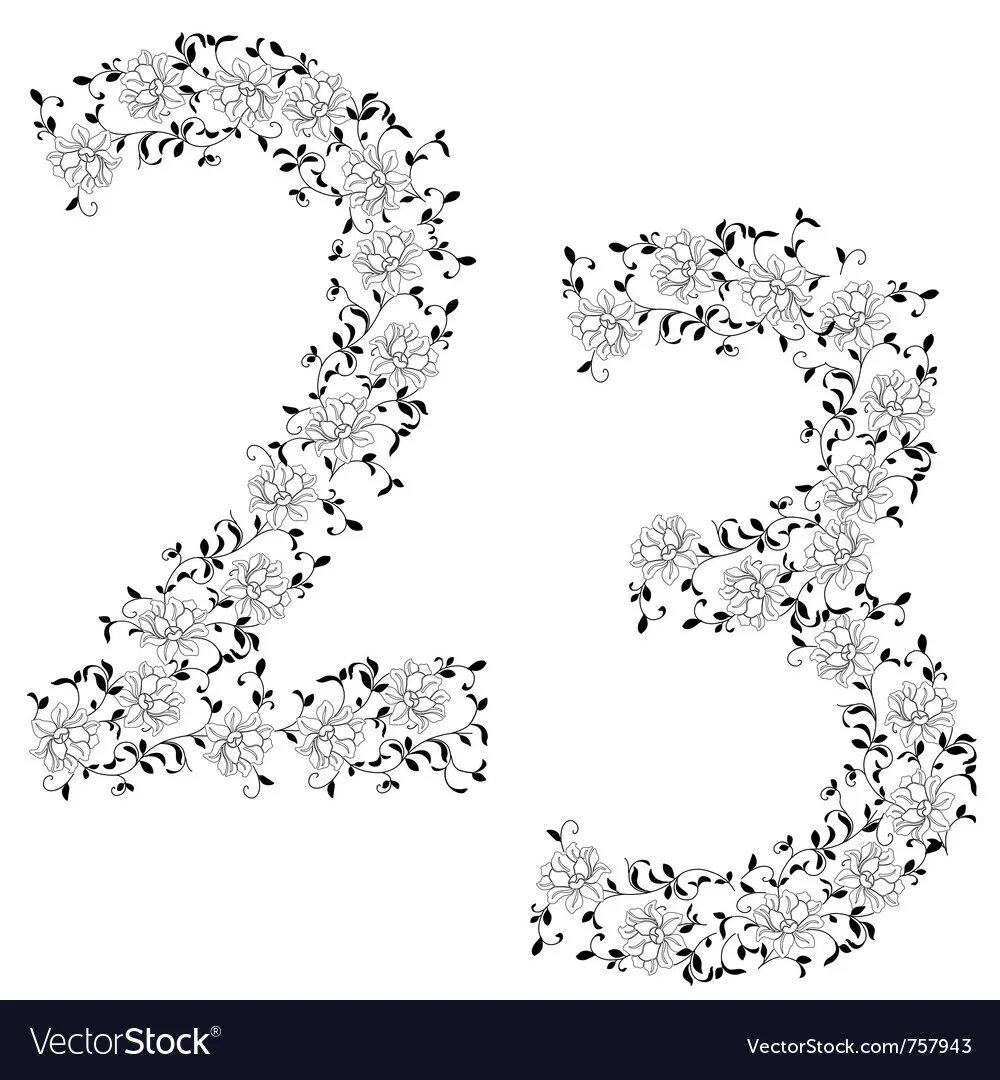 Буквами цифру 23