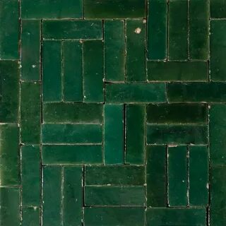 Плитка bricks green