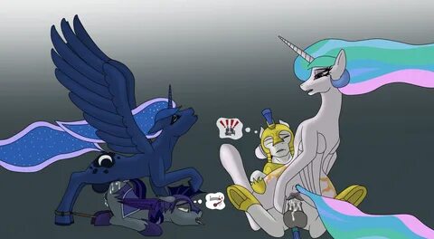 princess celestia (mlp)+princess luna (mlp)+royal guard (mlp) .