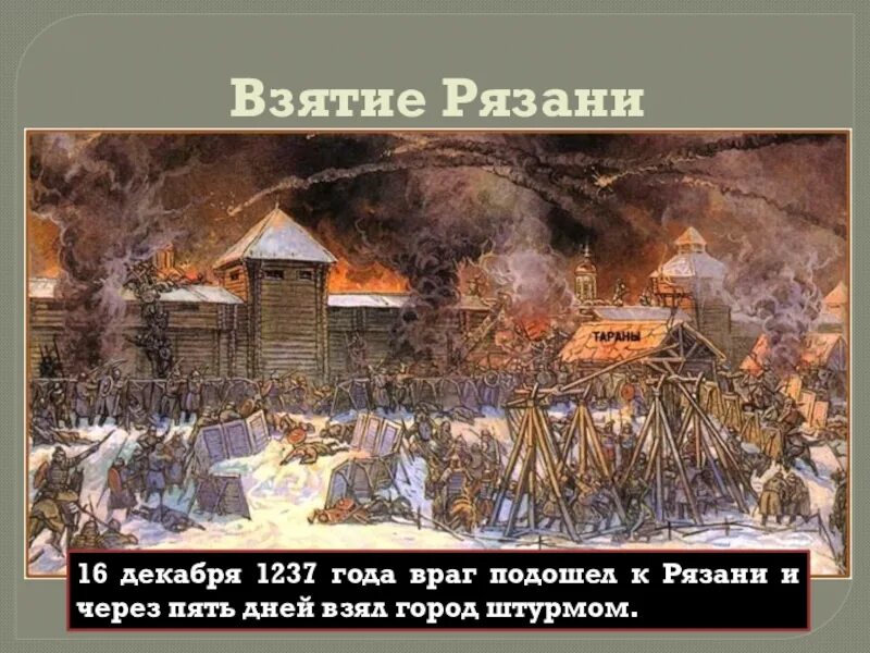 Город разрушенный батыем. Взятие Рязани войсками хана Батыя. Осада Рязани монголо-татарами. Нашествие Батыя на Рязань 1237 год.