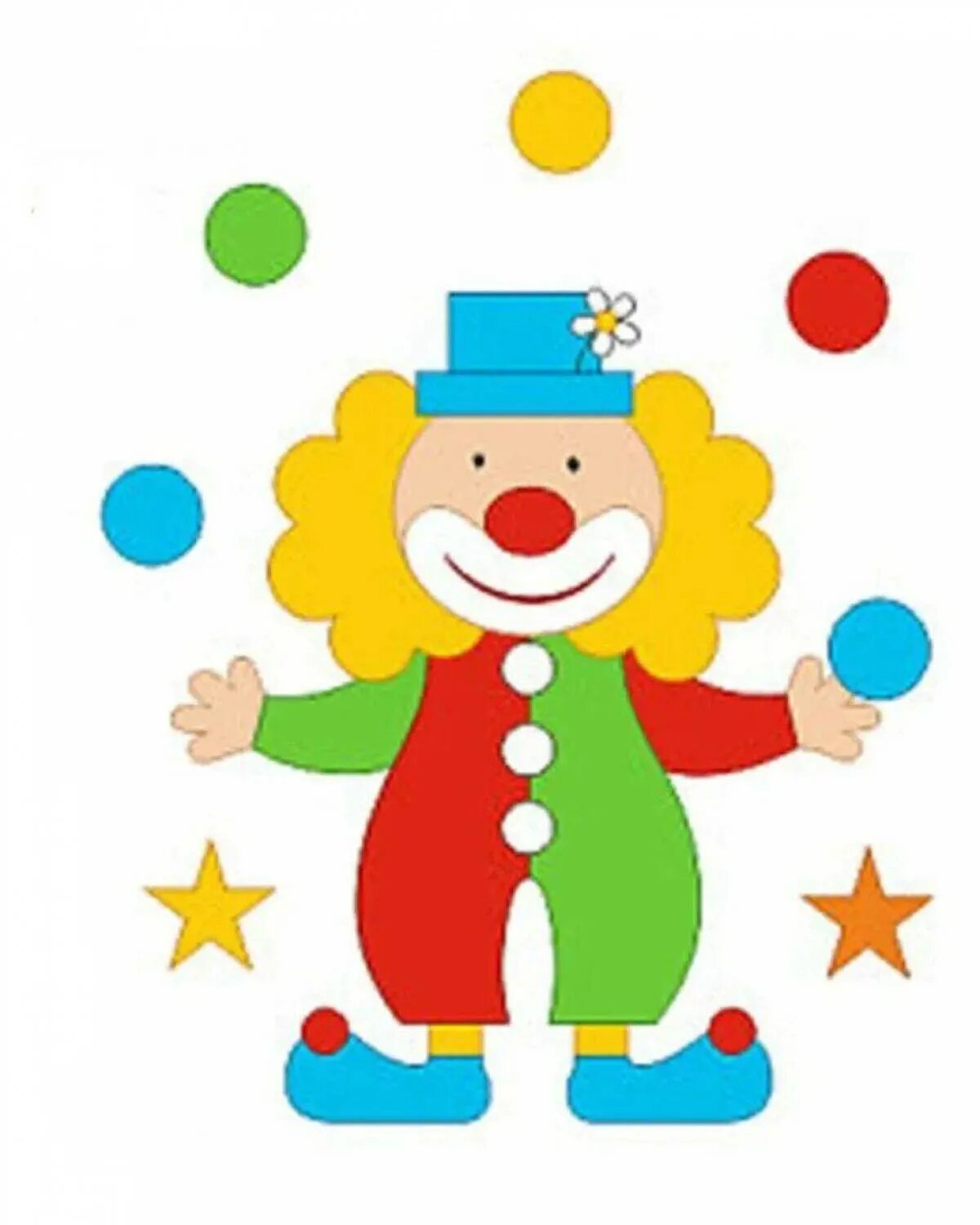 Клоун шаблон цветной. Клоун рисунок. Аппликация "клоун". Клоуны для детей. Клоун шаблоны для аппликации.