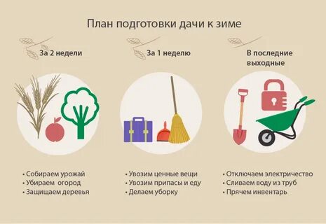 Подготовка сада к зиме в октябре