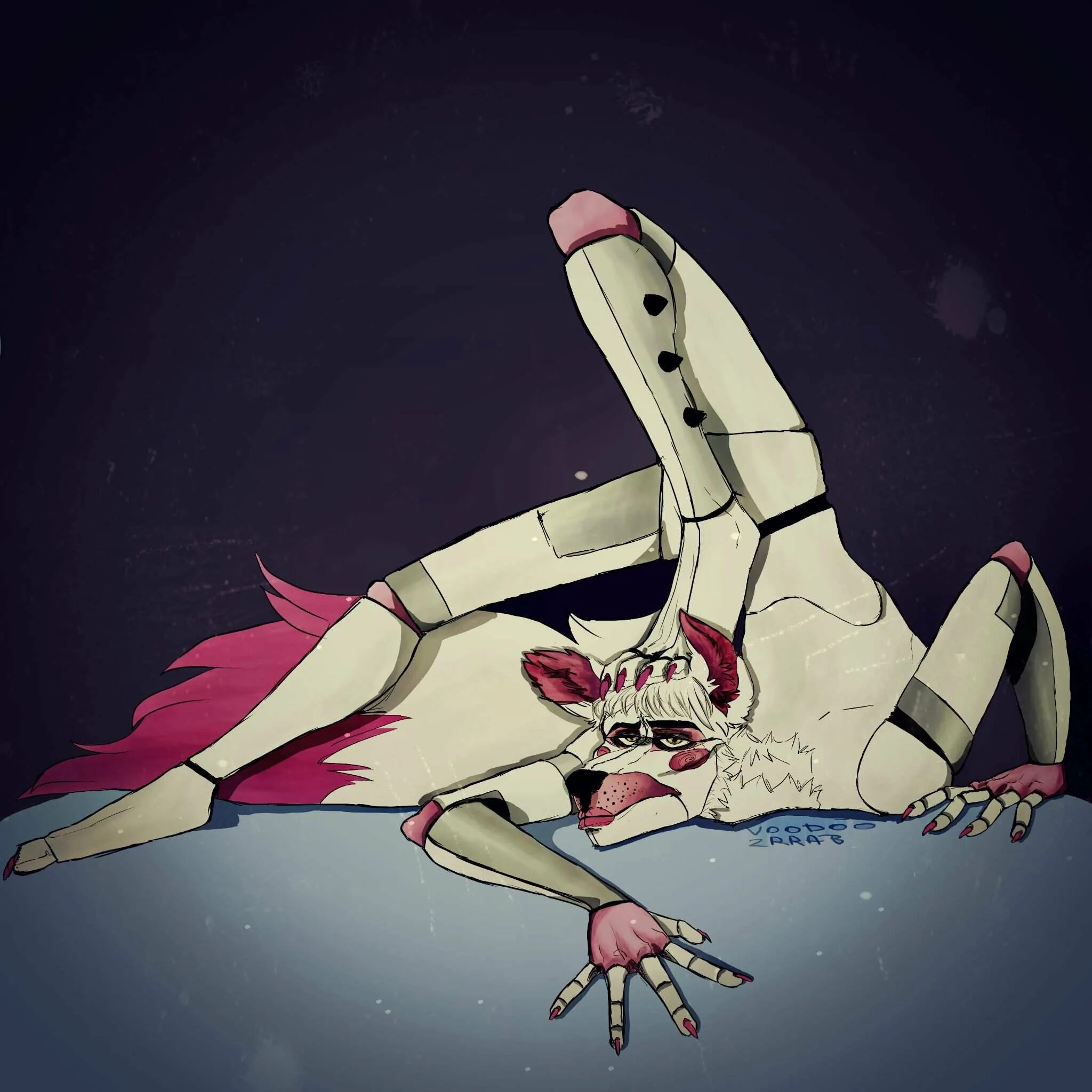 Рокси фнаф арт. Рокси из fnaf. Мангл и фредди. Glam rock chica x roxanne wolf. Рокси фнаф 2.