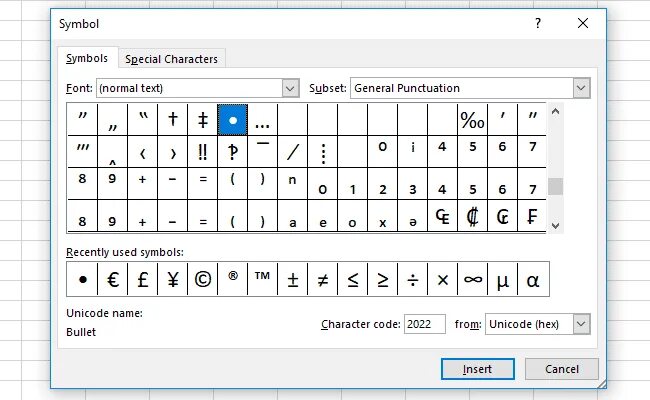 Unicode создать символ