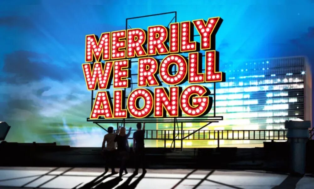 Out of line песня merrily. Merry we Roll along 1934. Merrily we Roll along Musical. Thriller of Merrily выставки. Lets show these how we Roll.