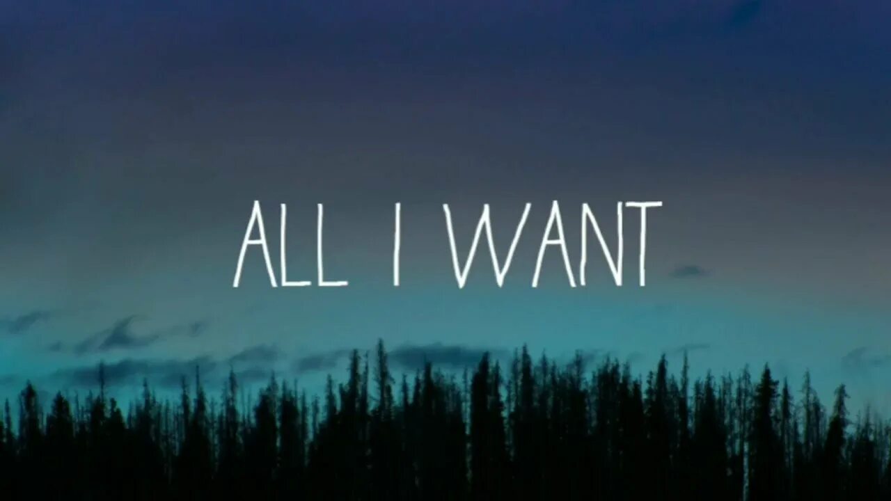 All i want. Заставка all i want. All i want песня. All i want is you feat hoshie