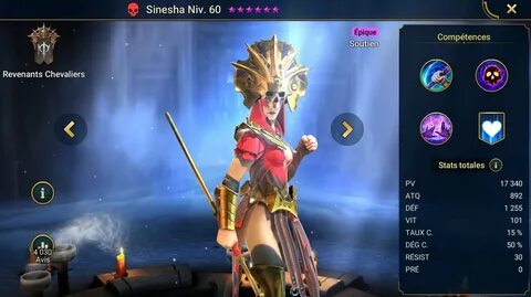 Guide on Sinesha artifact and mastery - Alucare