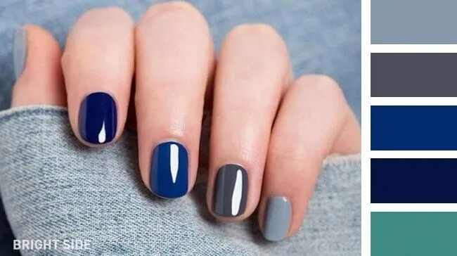 15 Stunning Cobalt Blue Nails For Elegant Ladies Blue gold nails, Blue gel nails