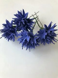 Василек из фоамирана