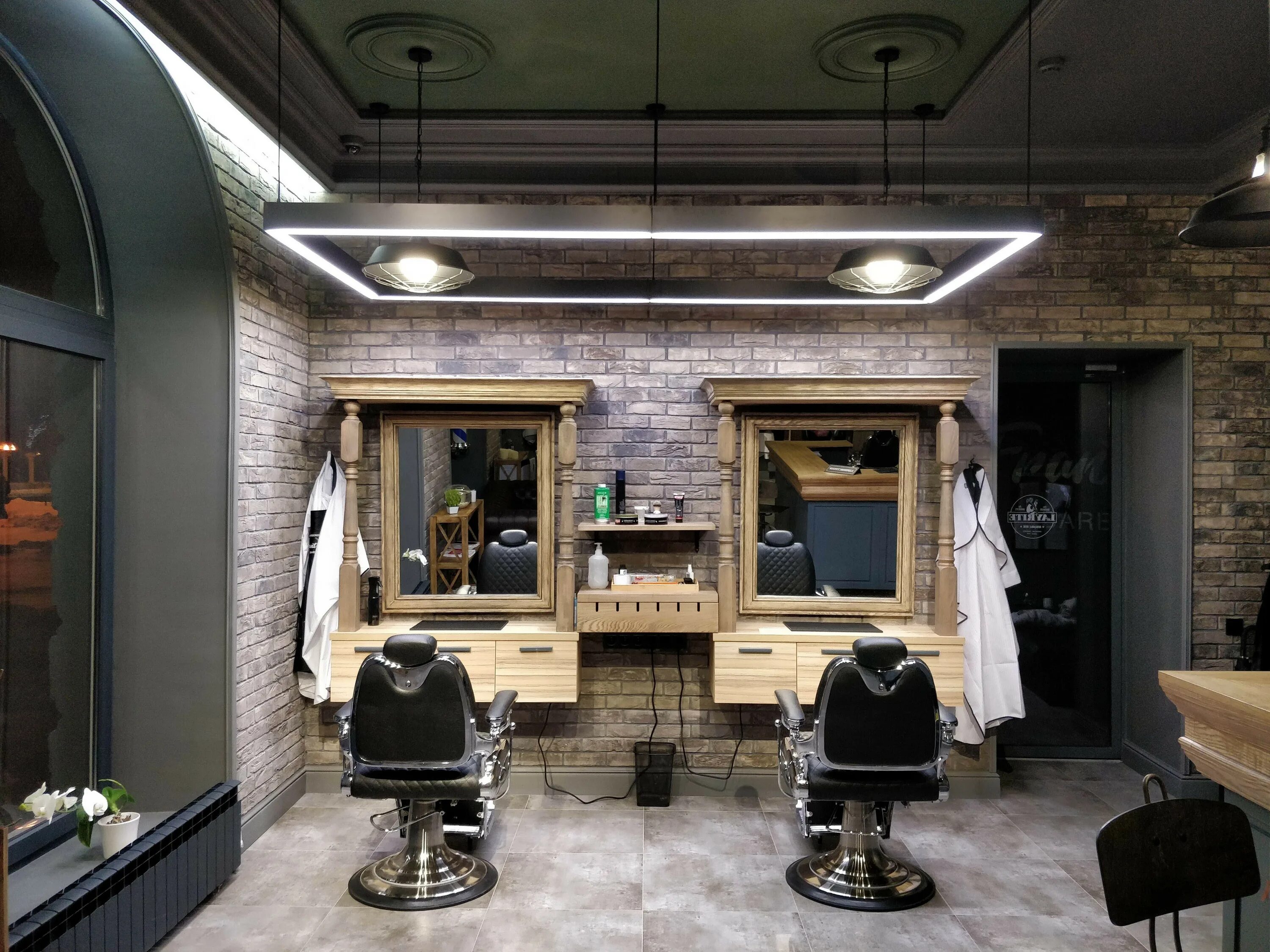 Design of the Barbershop project :: Behance