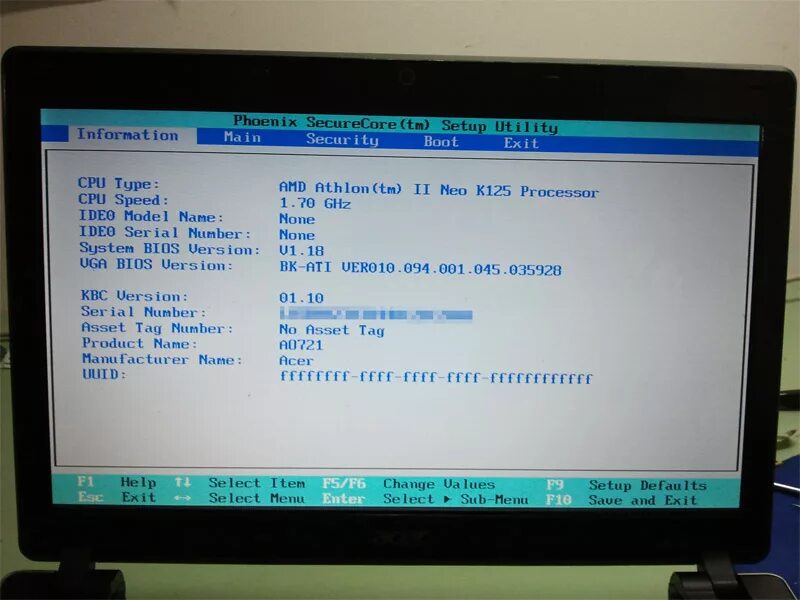 UUID BIOS. UUID материнской платы. Acer Phoenix BIOS. Guid/UUID компьютера в BIOS. User uuid