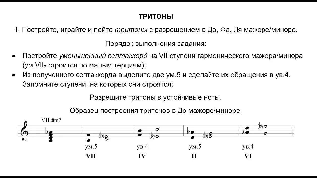 Аккорды ре бемоль мажор. Характерные интервалы от звука соль бемоль. Тритоны сольфеджио 4 класс до минор. Тритоны сольфеджио обращения в интервалы. Разрешение тритонов в 8 тональностей фа до диез.