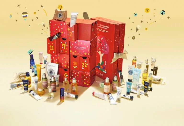 Адвент календарь золотое яблоко 2025. L’occitane адвент. loccitane адвент календарь. advent календарь l&#039;occitane. адвент календарь с косметикой локситан.