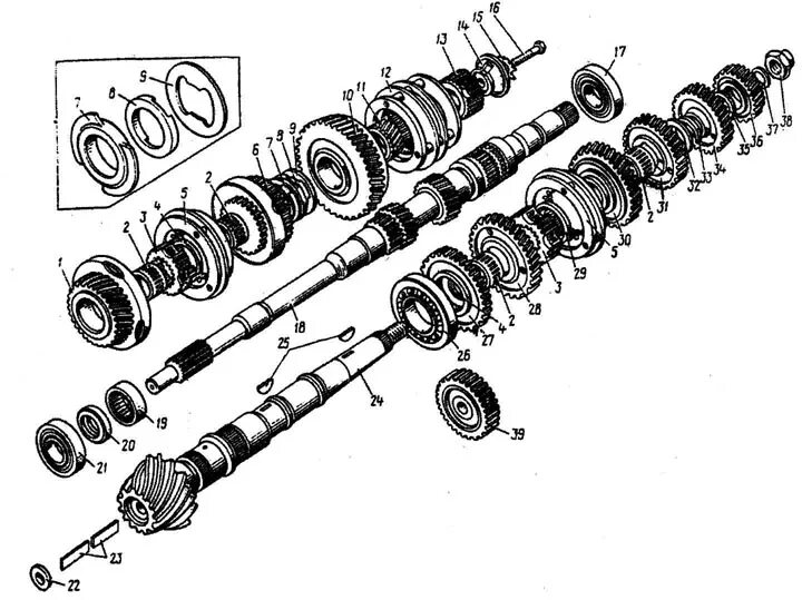Передачи москвич 2141. Схема коробки Москвич 2141. КПП АЗЛК 2141 схема. КПП Москвич 2141 схема. Схема коробки передач Москвич 2141.