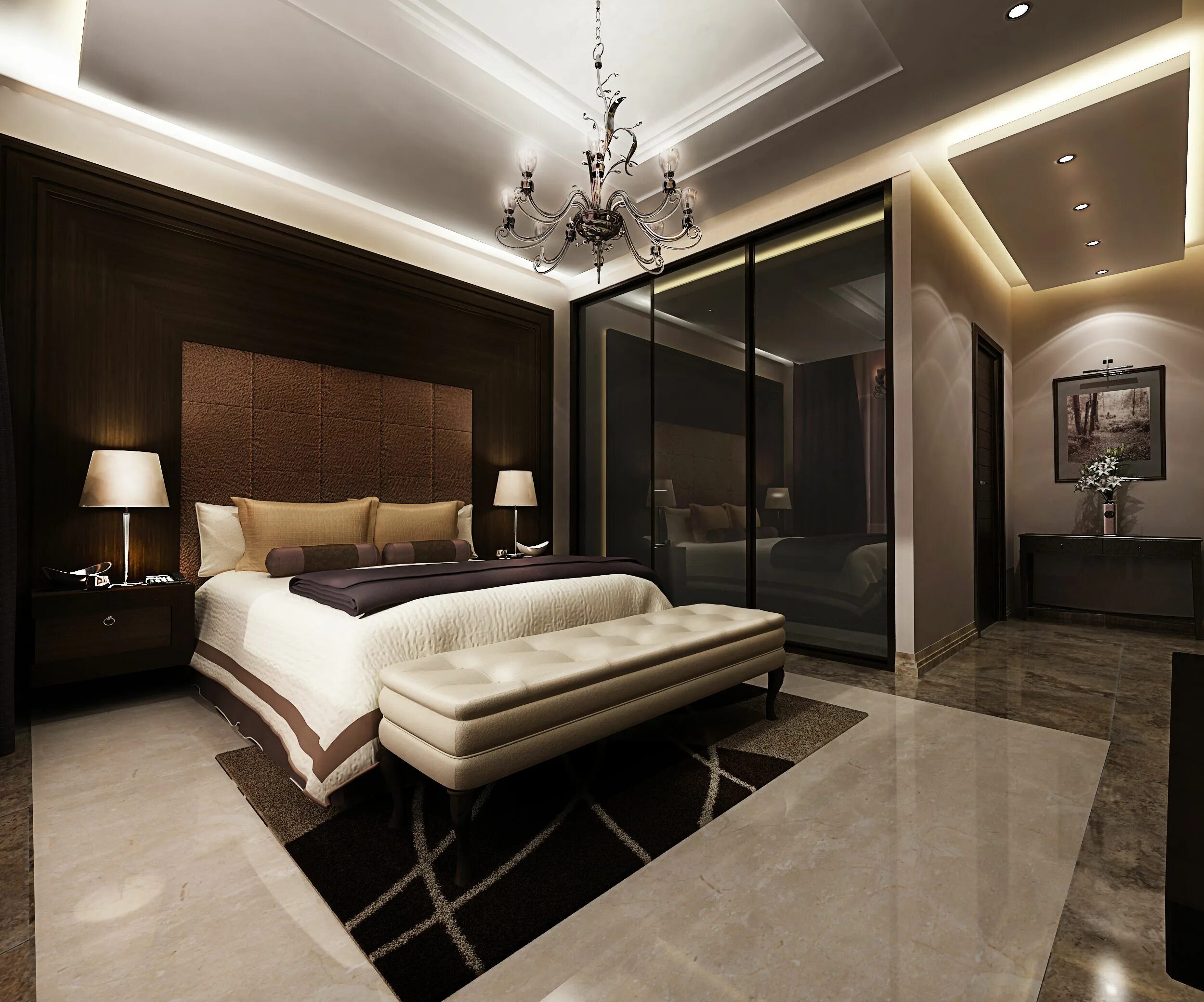 Квартира 2023 года. Спальня в коричневом стиле. Шикарные интерьеры коричневой спальни. Дорогой коричневый интерьер. Фасон спальни дизайн спальни.