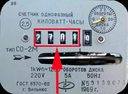 По счетчику определите и запишите