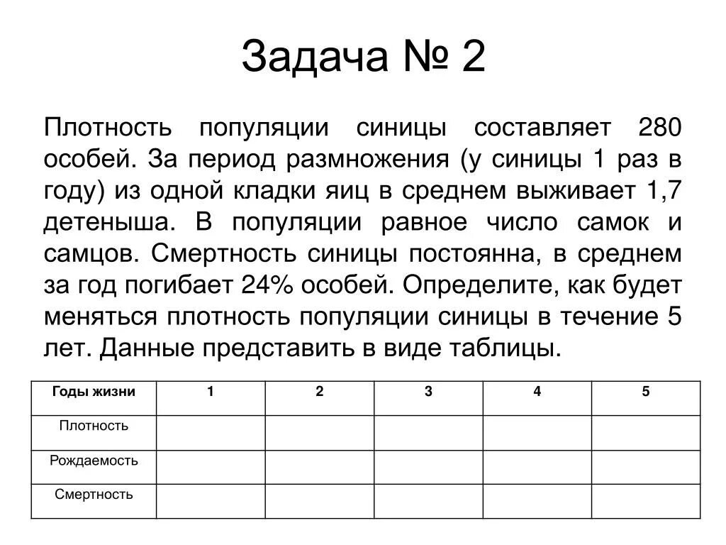 Численность особей равна. Задачи на популяцию. Популяция задания. Плотность популяции. Задания по теме численность популяции.