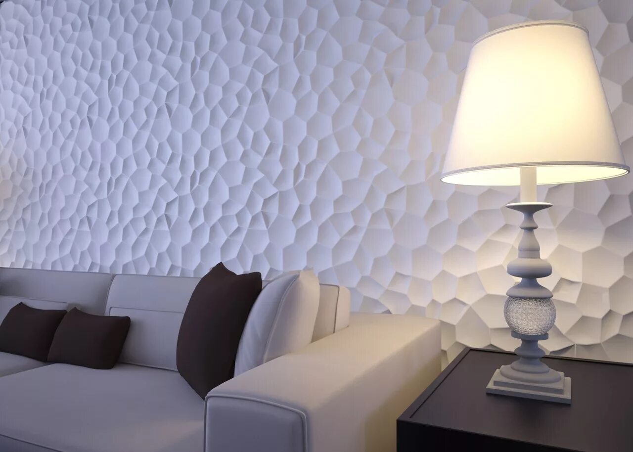 Стеновые панели 3D панели TM Artpole Гипсовые панели Velvet M-0037