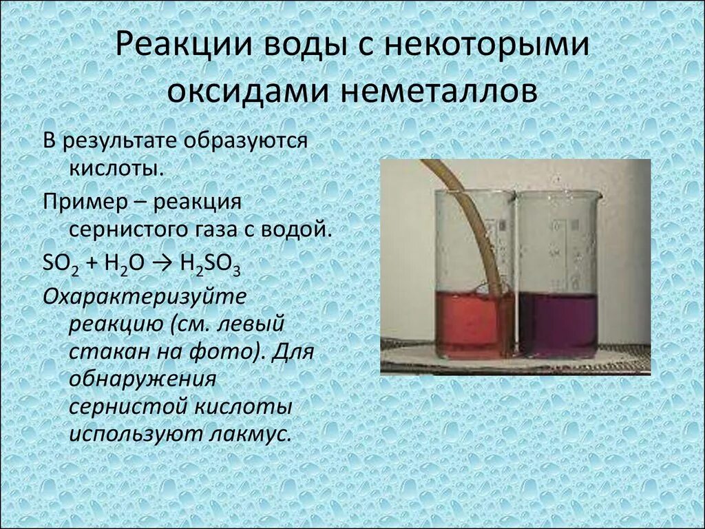 Реакции с холодной водой. Реакция воды с неметаллами. Реакции взаимодействия с водой. Реакция воды с оксидами неметаллов. Взаимодействие неметаллов с оксидами неметаллов.