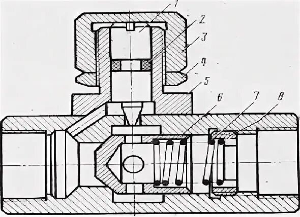 Дроссельное отверстие. Дроссель нерегулируемый выемной.