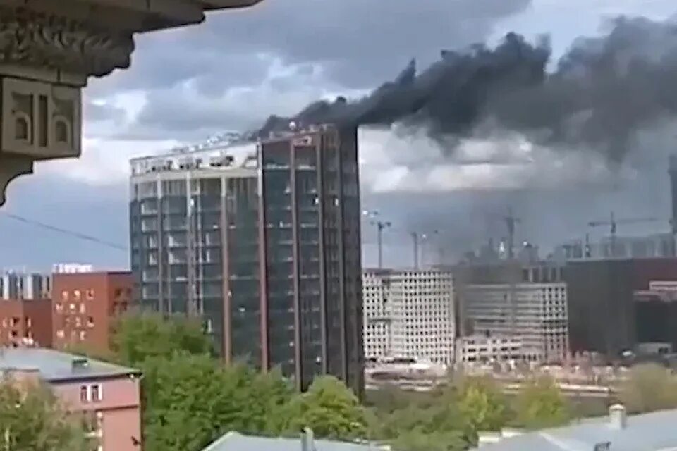 В москве снова горит. В москве снова горит