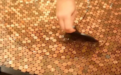 Стол из монет
